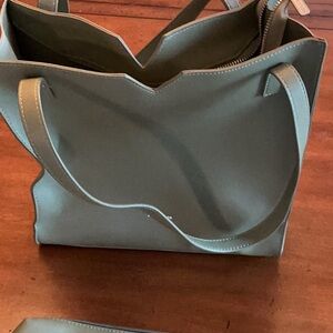 Vegan Ali 2-in-1 Tote Purse and Removable Pouch